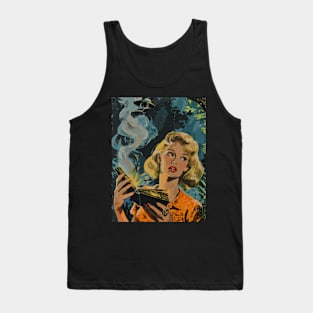 Vintage Witch Grimoire Tank Top